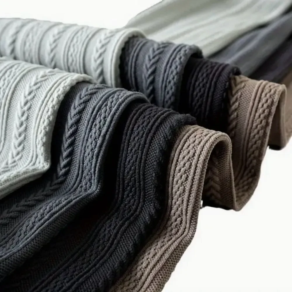 Solid Ribbed Gray Tights.